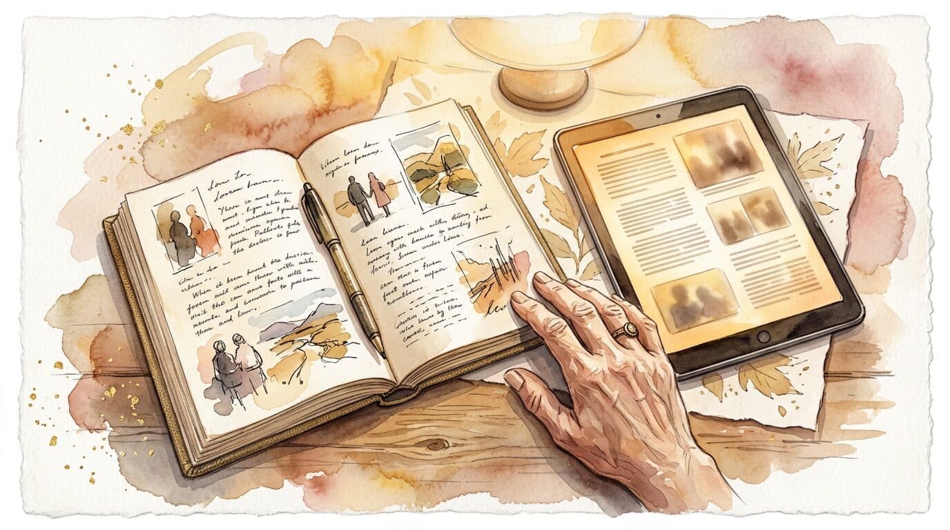 Grandparent Memory Book vs Digital Life Story: Which Lasts?